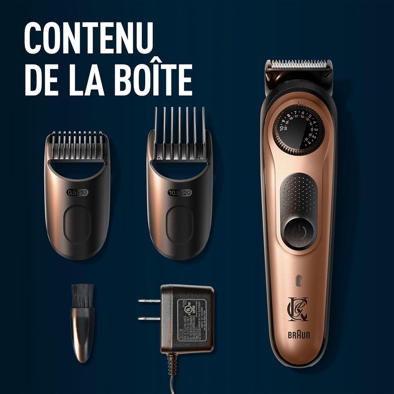 كينج سي جيليت ماكينة حلاقة اللحية الكهربائية للرجال من King C. Gillette PRO، قرص دقيق مع 40 طولًا، شفرات معدنية حادة متينة، رأس ومشط قابل للغسل، ماكينة حلاقة فائقة الدقة - Image 5