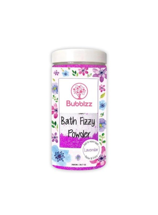 BUBBLZZ BATH FIZZY POWDER LAVENDER 700GM