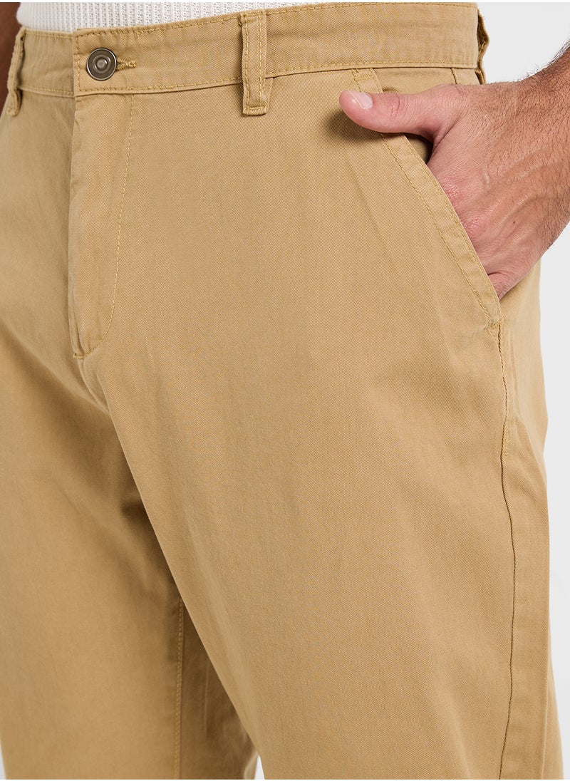 BRAVE SOUL Straight Fit Chino Pants  - Image 3