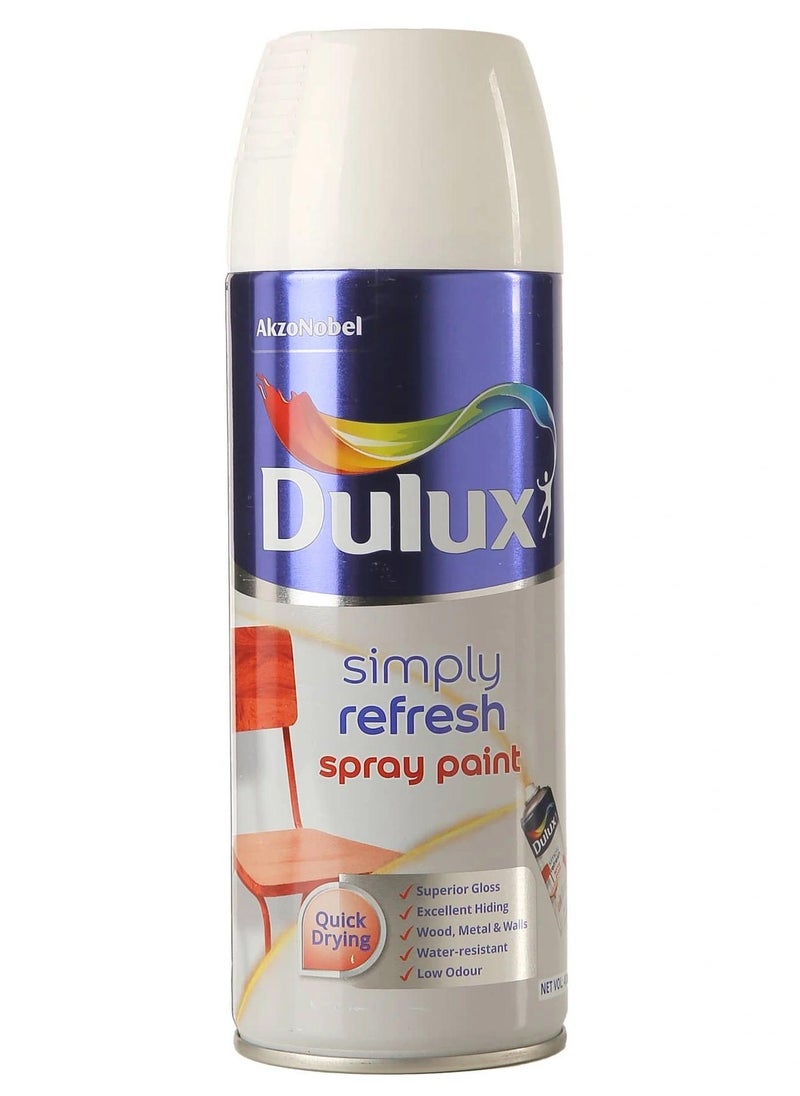 Dulux - Simply Refresh Spray Paint 400 ML Gloss Almond - Image 1