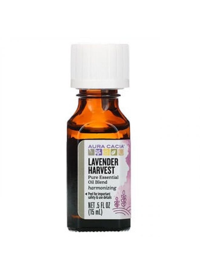 Aura Cacia Aura Cacia Pure Essential Oil Blend Lavender Harvest 0.5 fl oz 15 ml 