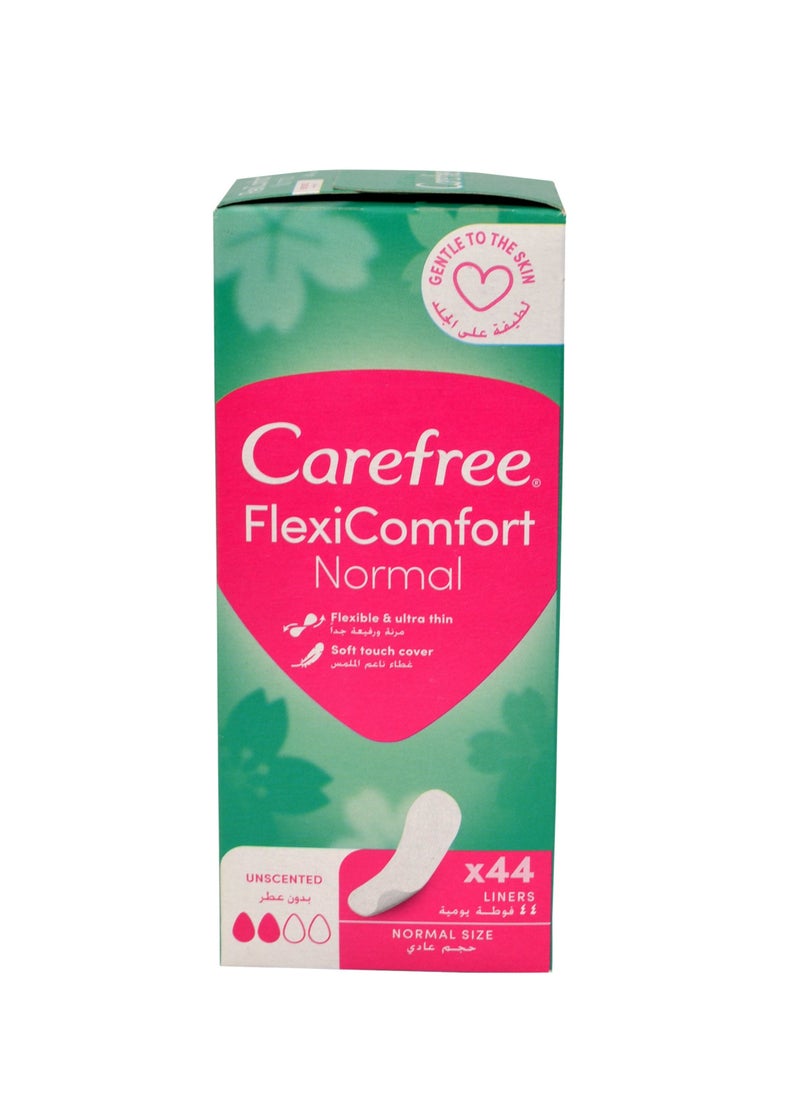 Carefree Daily feminine pads unscented, Normal size, 44 pads - Image 4