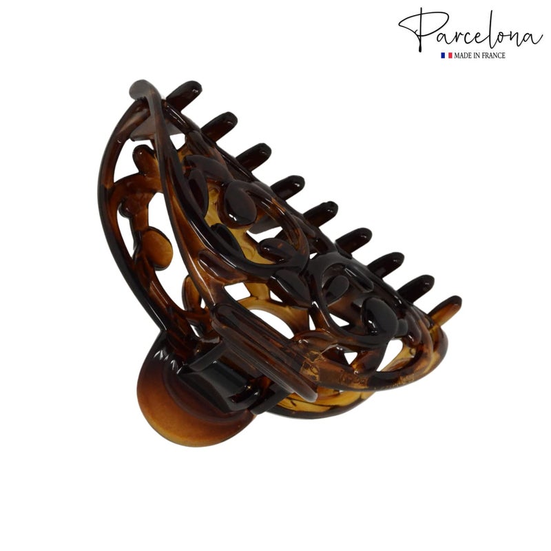 Parcelona New Jardin Celluloid Shell Jaw Hair Claw Clip - Image 4