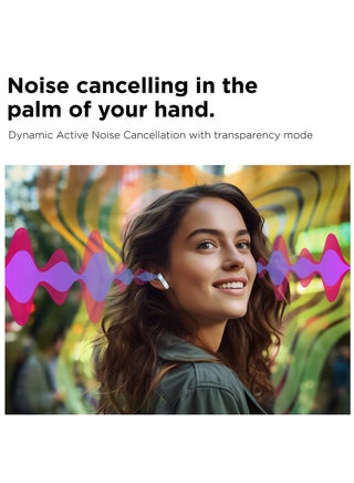Moto Buds Wireless Earphone, Tws Bluetooth Earbuds, Anc, Dolby Atmos, Unique Design, Hi-Res Sound, Quick Charge, Long Battery Life, Water Resistant Starlight Blue - view 5