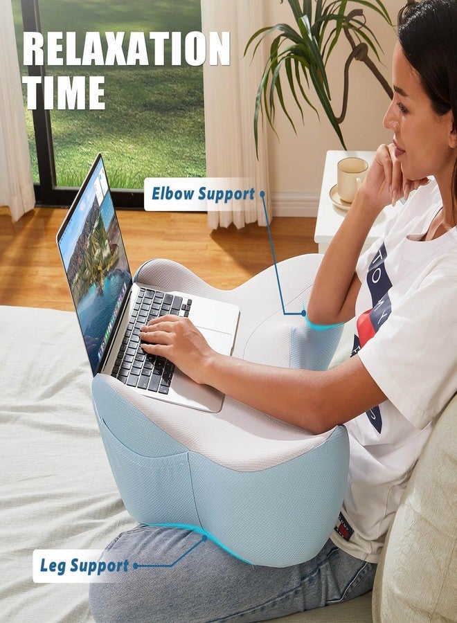 cooloo8 Reading Pillow, Lap Desk, Soft Laptop Pillow for Lap, Portable Desk, Gaming Pillow for Bed, Couch, Car - Image 5