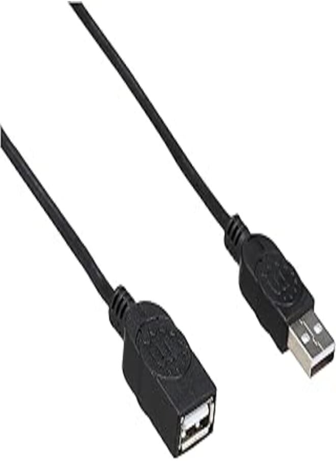 Manhattan - Manhattan 393850 hi-speed usb extension cable a male/a female - 3m (10 ft.) - black - Image 1