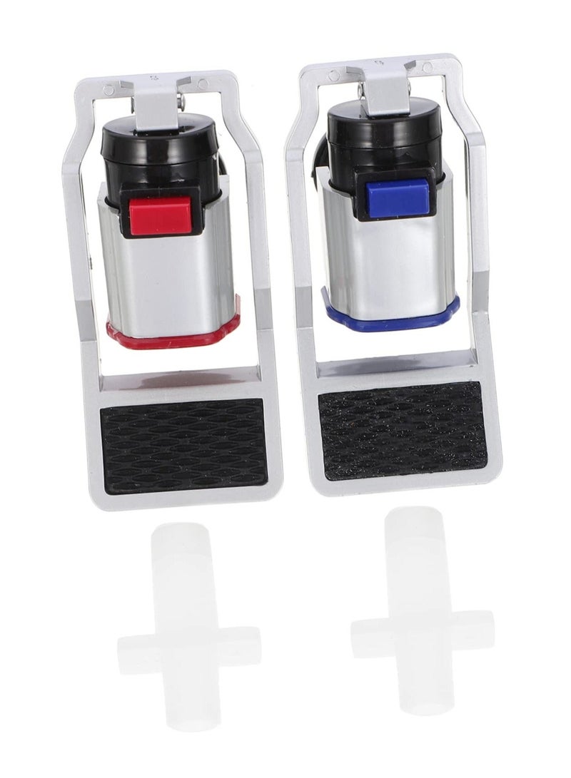 Water Dispenser Faucet Replacement 2 Piece Direct Dispenser Hot And Cold Push Style Taps Reusable Spigot Water Faucet Component For Water Purifier Children Safe - Image 2