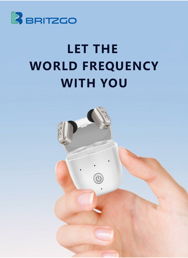 Britzgo Wireless fast charging Light portable hearing aid VHP-602 Lightweight compact and portable endurance strong single and dual models  - Image 2