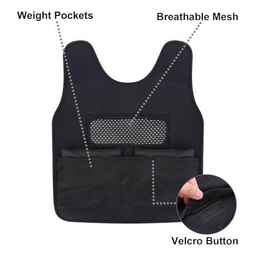 Yafang Weighted Vest for Kids(Ages 5-9, Medium) – Fully Adjustable Sensory Compression Vest for Children with Autism, ADHD, SPD - Includes 3lb Removable Weights - Image 3