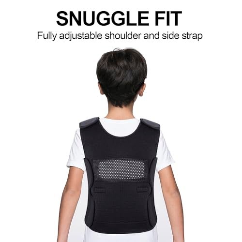 Yafang Weighted Vest for Kids(Ages 5-9, Medium) – Fully Adjustable Sensory Compression Vest for Children with Autism, ADHD, SPD - Includes 3lb Removable Weights - Image 4