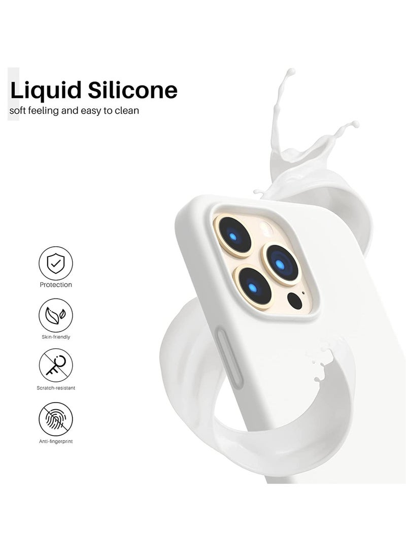 ELTRAZONE Compatible with iPhone 14 Pro Max Case, Liquid Silicone Case, Full Body Protective Cover, Shockproof, Slim Phone Case, Anti-Scratch Soft Microfiber Lining, 6.7 inch - Image 2