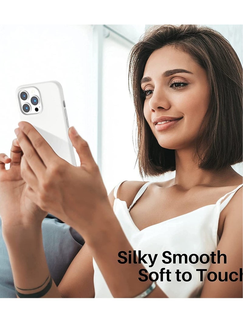 ELTRAZONE Compatible with iPhone 14 Pro Max Case, Liquid Silicone Case, Full Body Protective Cover, Shockproof, Slim Phone Case, Anti-Scratch Soft Microfiber Lining, 6.7 inch - Image 4