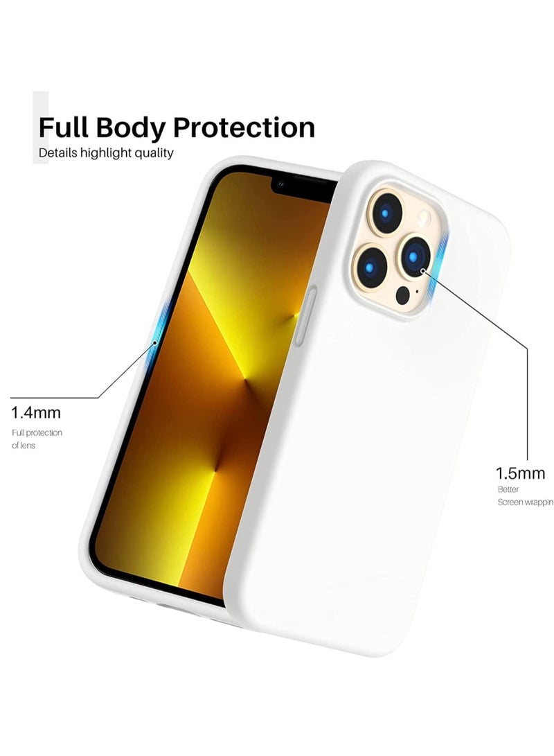 ELTRAZONE Compatible with iPhone 14 Pro Max Case, Liquid Silicone Case, Full Body Protective Cover, Shockproof, Slim Phone Case, Anti-Scratch Soft Microfiber Lining, 6.7 inch - Image 3