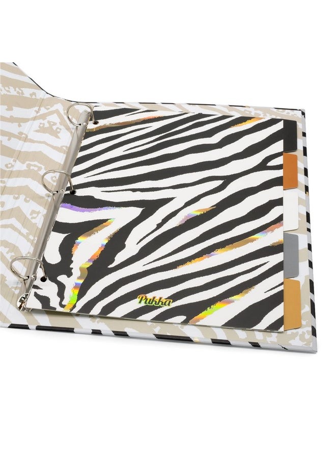 Pukka Pad Wild 5 Part Dividers 1 Pack Of 5 Tab Set 3Ring Binder Compatible 9 X 11 Inches  - Image 4