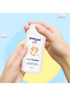 Bumtum Baby Talcum Powder With Aloe Vera For Babies Paraben & Sulfate Free, Dermatologically Tested 200 Gram  - Image 5