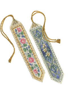 Gold Collection Counted Cross Stitch Bookmark Craft Kit 2 Pc