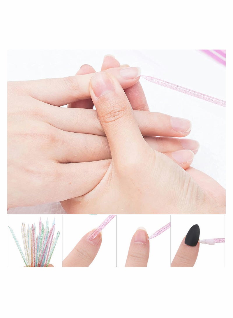 100 PCS Disposable Double-Sided Cuticle Pushers - Professional Nail Art Care Sticks for Salon & Home Use, Perfect for Women & Girls - Image 4