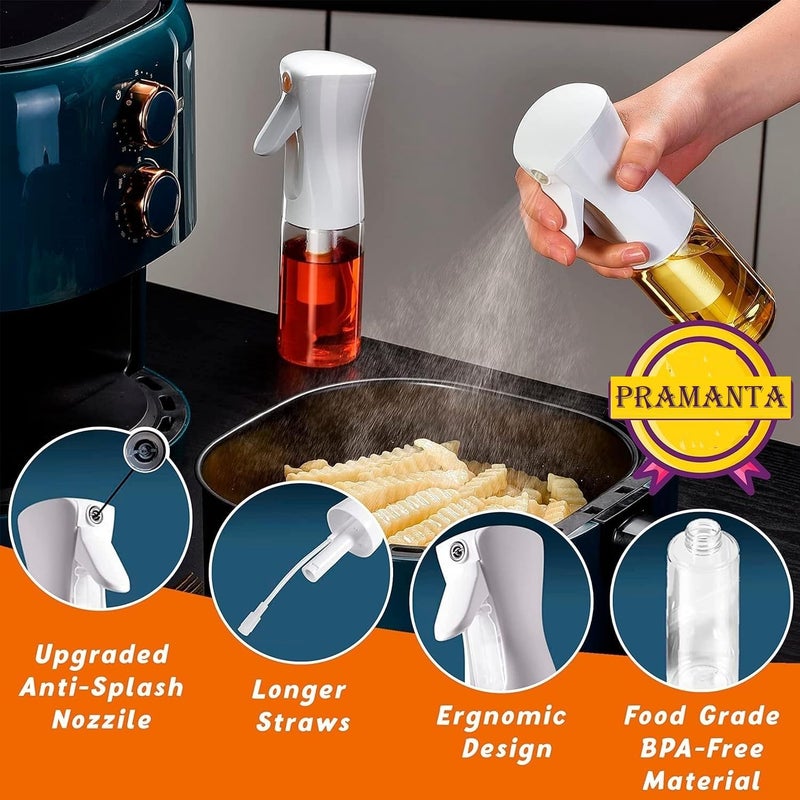 PRAMANTA Cooking Oil Spray Bottle Oil Dispenser Bottle Spray Mister Refillable Food Grade Oil Vinegar Spray Bottle for Kitchen 1Pcs - Image 3