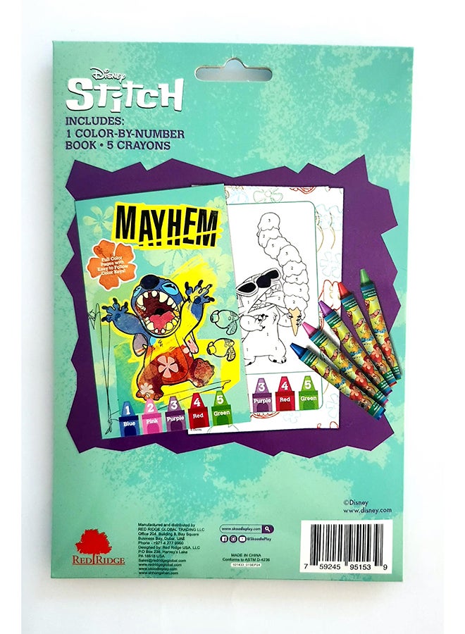 Disney Stitch Color by Number - Image 1