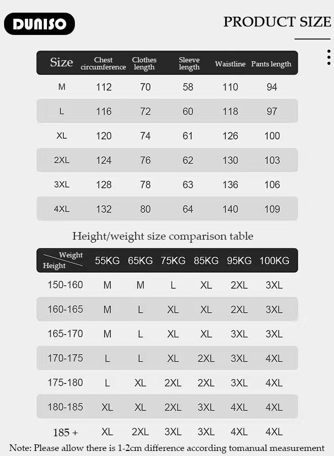 DUNISO Rain Suit for Men & Women,Lightweight Hooded Protective Breathable Rain Coats with Eye-Catching Reflective Strip, Durable Rain Gear Jacket Pants for Hiking Motorcycle Fishing  - Image 2