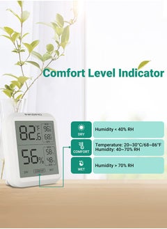 INKBIRD INKBIRD Digital Indoor Thermometer Hygrometer ITH-20 Room Temperature Humidity Monitor Thermo-Hygrometer Humidor Gauge For Home Reptile Succulent  - Image 3