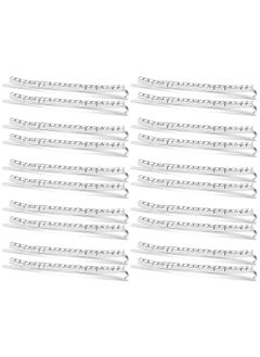 Ondder Ondder Silver Rhinestone Crystal Hair Pins for Wedding Hairstyles Bridal Buns and Decorative Accessories 
