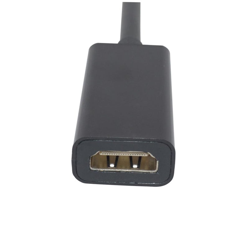 كابل محول Uonlytech من Mini DisplayPort إلى محول يدعم بالكامل شاشة الكمبيوتر المحمول باللون الأسود - Image 3