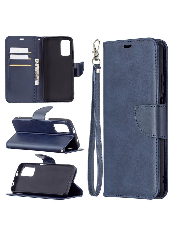 Case For Xiaomi Poco M3 Retro Lambskin Texture Pure Color Horizontal Flip PU Leather Case with Holder & Card Slots & Wallet & Lanyard