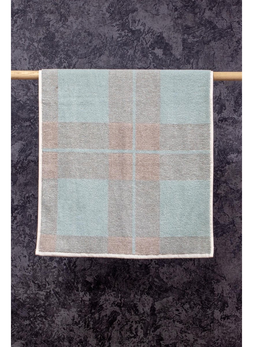 class Combed Cotton 50 x 100 cm Yarn Dyed 2 Piece Set Plaid V1  - Image 3