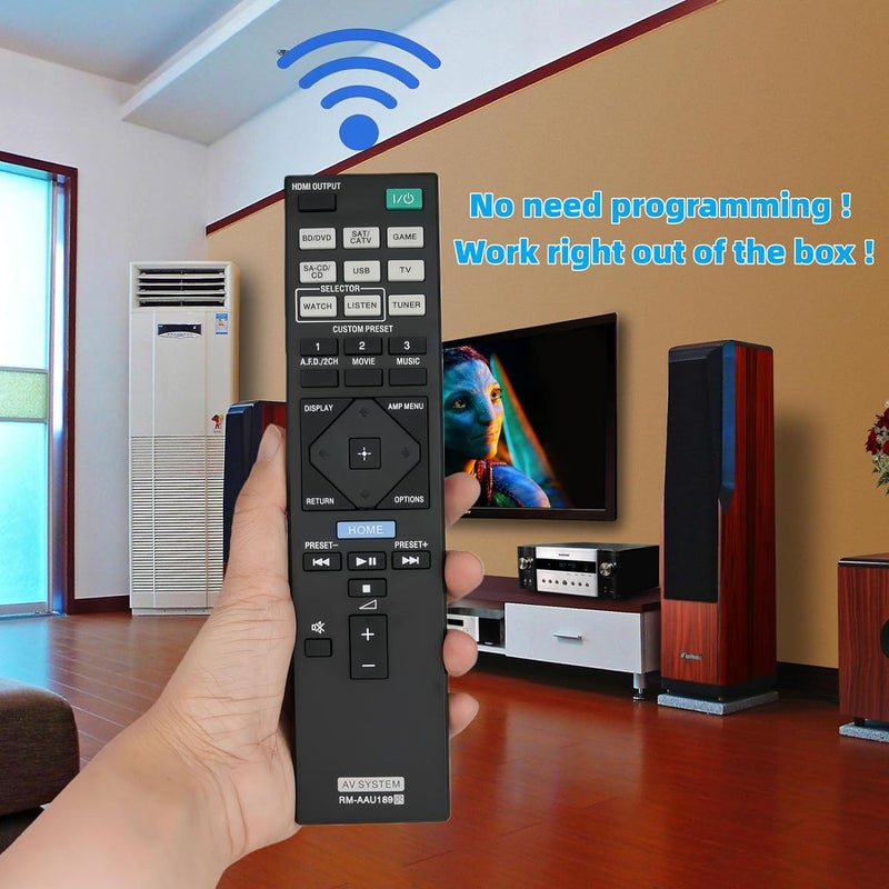 RM-AAU189 RMAAU189 Replaced Remote Control fit for Sony AV Receiver Home Theater System STR-DN850 STR-DN1050 STRDN850 STRDN1050 - Image 3