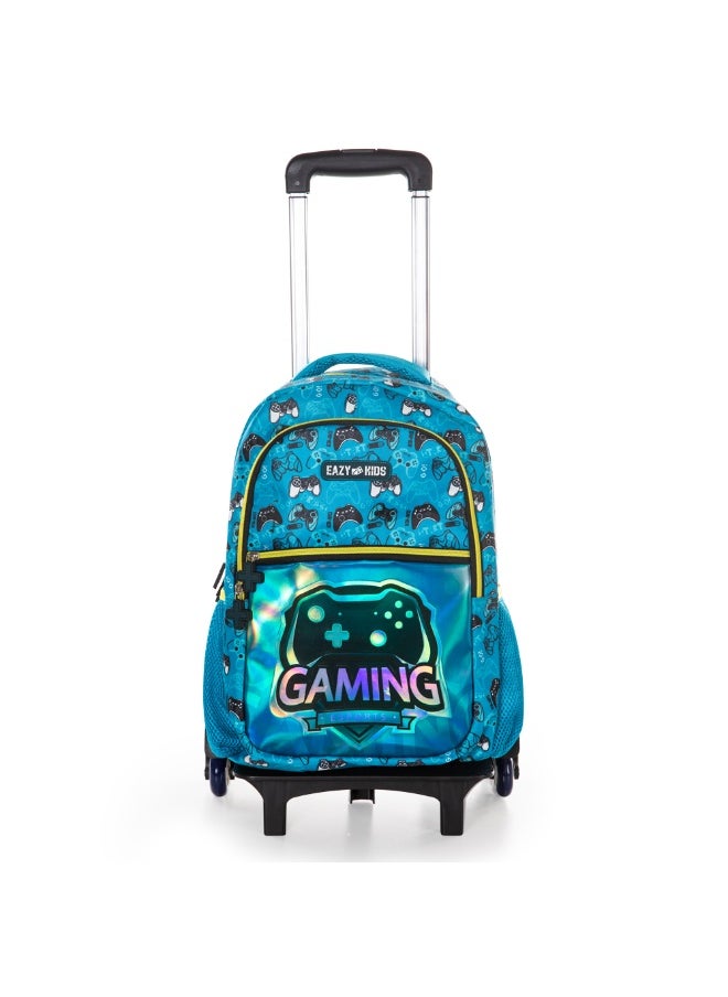 Eazy Kids Eazy Kids 16" Set of 4 Backpack w/ Trolley, Lunch Bag and Pencil Case - Gaming  - Image 2