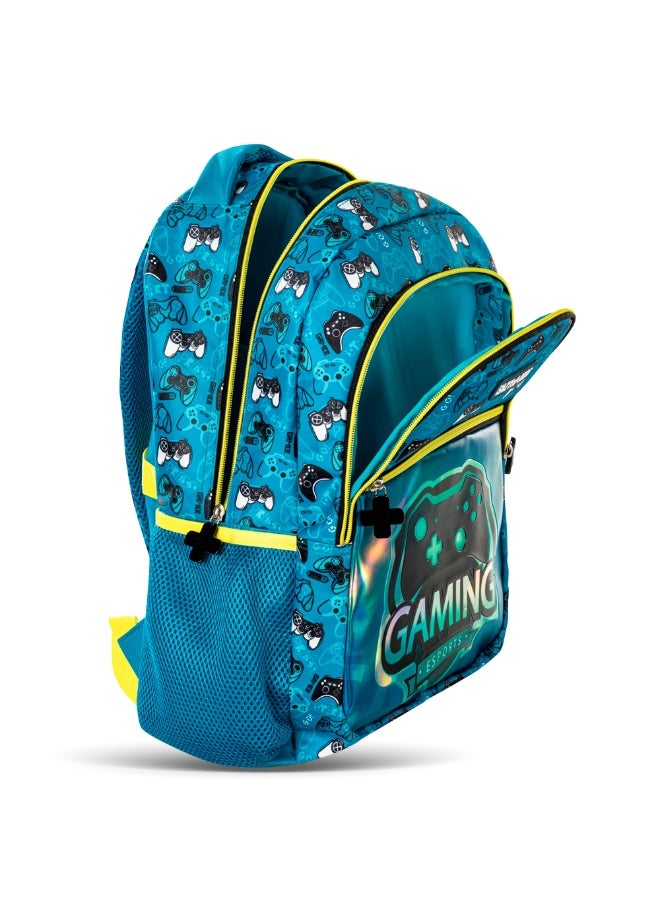 Eazy Kids Eazy Kids 16" Set of 4 Backpack w/ Trolley, Lunch Bag and Pencil Case - Gaming  - Image 5