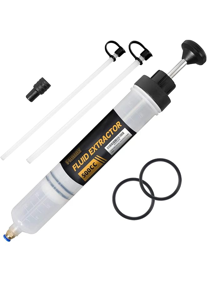 Generic Fluid Extractor, Extraction&Fill Pump,Fluid Syringe Pump Manual Suction Vacuum Fuel Car Transfer (500Cc)  - Image 1