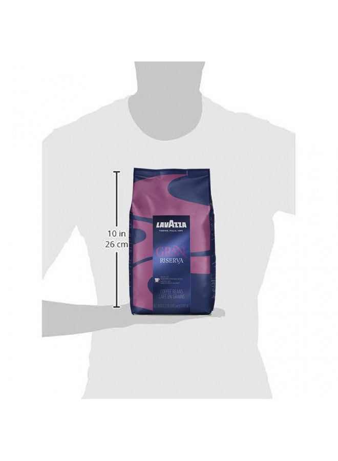 Lavazza Lavazza Gran Riserva Whole Bean Coffee Blend, Dark Espresso Roast, 2.2-Pound Bag Authentic Italian  - Image 5
