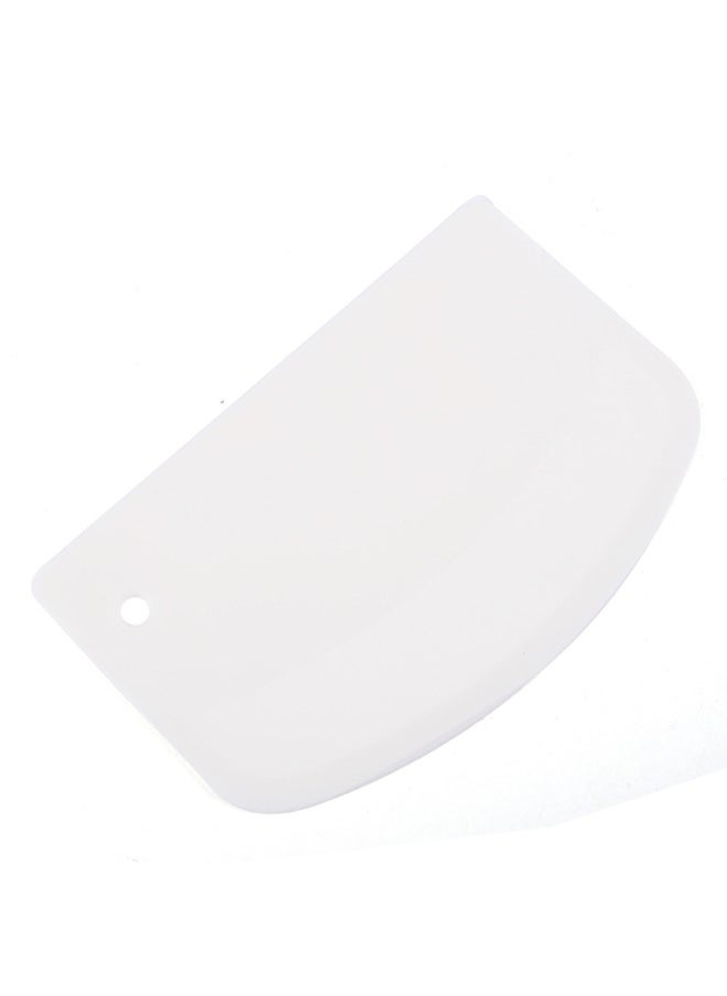Generic 烘焙工具塑胶刮板塑料切面切片刮片肠粉刮烘焙工具做蛋糕工具-颜色:弧形刮板—白色  - Image 1