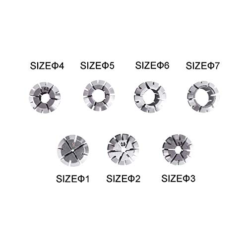 SainSmart Genmitsu 7Pcs ER11 Spring Collet Set for CNC Engraving Milling Lathe Tool 1.0mm-7.0mm - Image 2