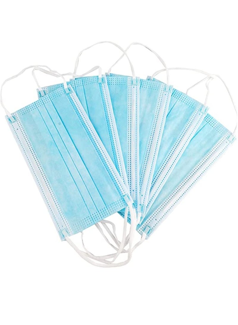 Dada 50 Pieces 3 Ply Disposable Blue Face Mask - Image 3
