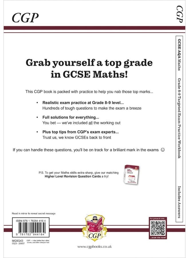 GCSE Maths AQA Grade 8-9 Targeted Exam Practice Workbook (includes Answers) - Image 2