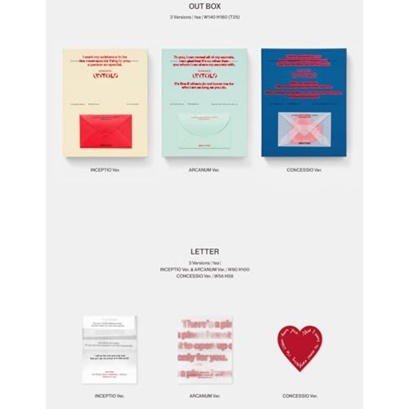 ENHYPEN ROMANCE:UNTOLD 2nd Full Album Standard CONCESSIO Ver - Image 2