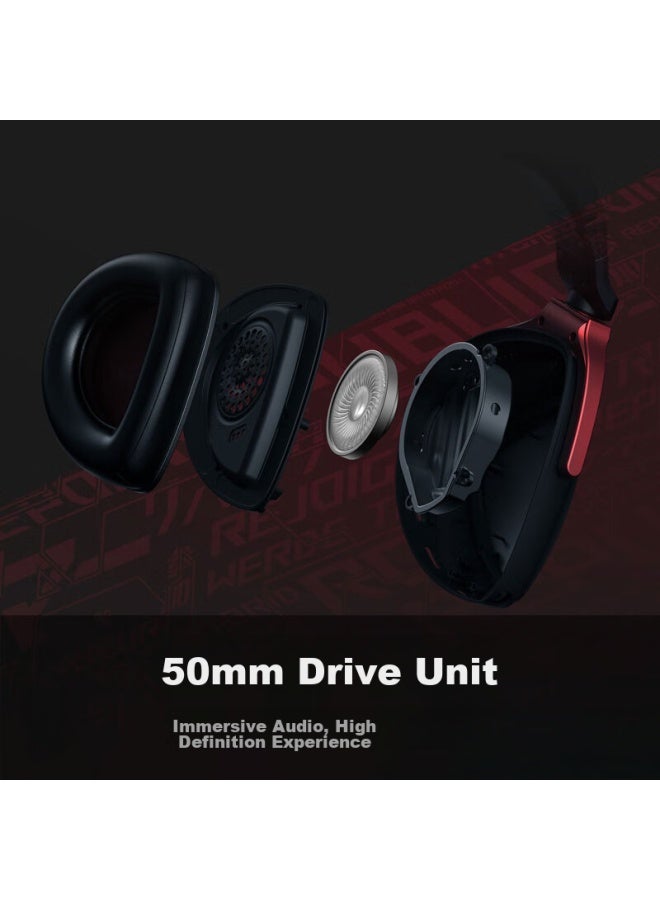Rog Prism S Standard Gaming Headset, Over-ear Headphones, 7.1 Surround Sound, Wired With No Delay, 3.5mm Connection, Rog Mobile Phone Earphones - Image 4