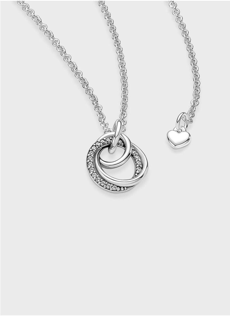 PANDORA Family Always Encircled Pendant Necklace  - Image 4