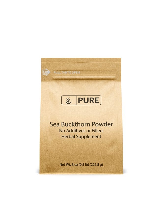 PURE ORIGINAL INGREDIENTS Pure Original Ingredients Sea Buckthorn (8oz) Traditional Supplement, Tart Berry Taste, Non-GMO - Image 1