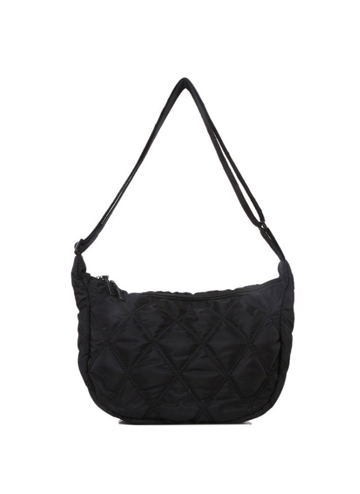 Soko Mesh Soft Black Shoulder Bag: Stylish & Spacious Handbag for Women, Large & Roomy with Adjustable Strap - Trendy, Versatile, and Comfortable  - Image 1