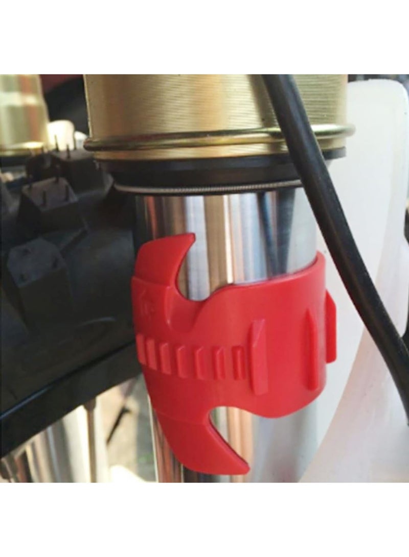 SYOSI Motorcycle Fork Seal Saver Cleaner, Front Fork Seal Cleaning Tool, Shock Absorber Repair Tool for 45mm-55mm Forks, Maintains Suspension Performance, Easy to Use and Durable (Red) - Image 2