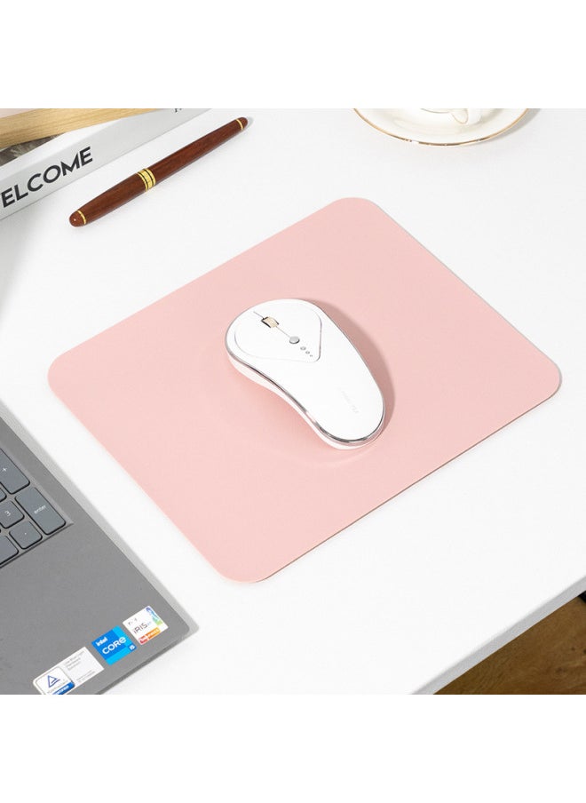 Generic - Dirt Resistant Leather Mouse Pad Non-Slip Laptop Office Desk Mat Simple Mouse Small Size Pad For Boys And Girls Games-Color:24*30cm-Pattern:Coffee - Image 1