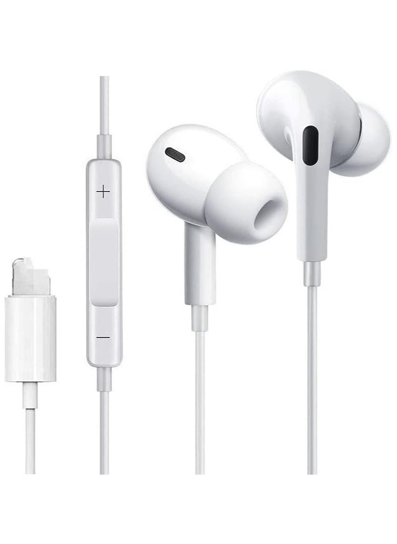 Wired Earphones for iPhone 12 Pro with Microphone and Volume Control, Active Noise Cancellation Earbuds in Ear Headphones Compatible with iPhone 8/8plus X/Xs/XR/Xs max/11/12/pro/se