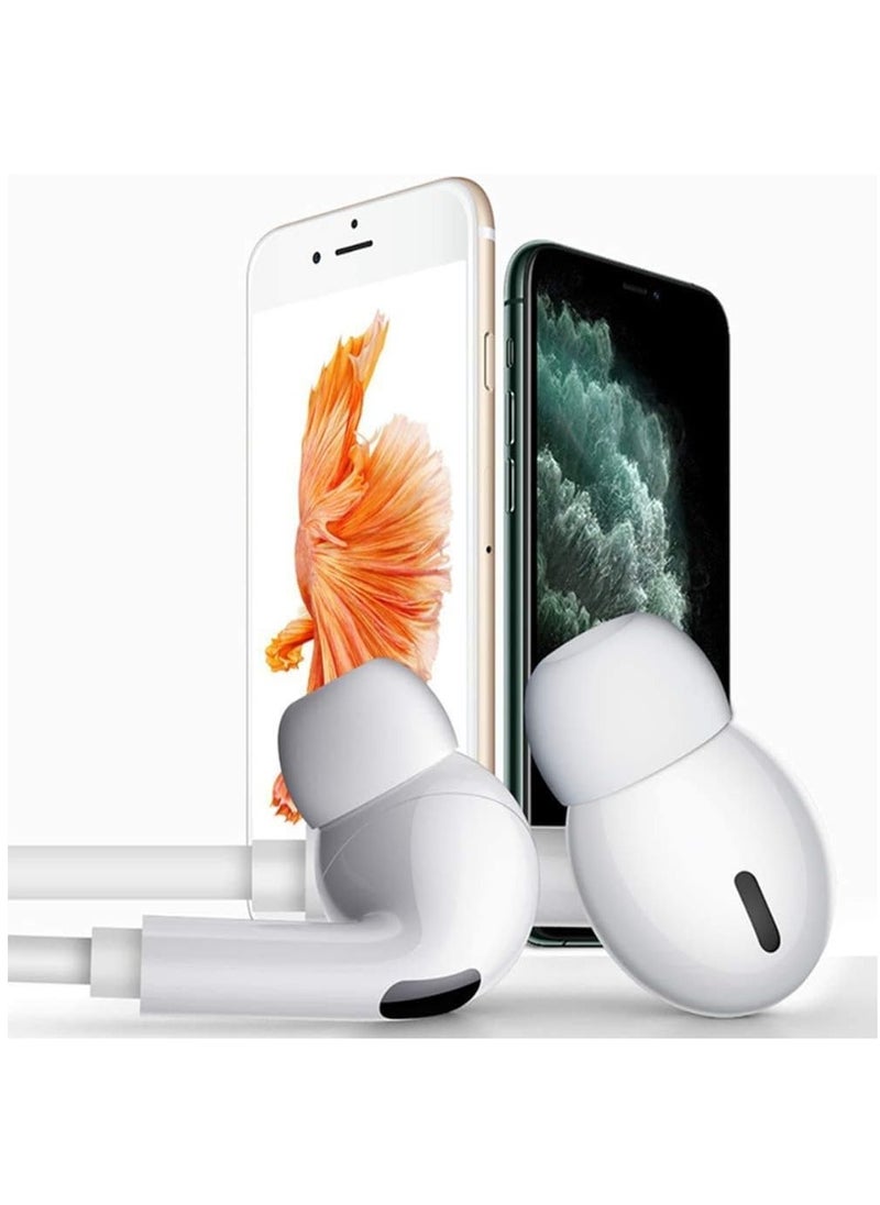 Wired Earphones for iPhone 12 Pro with Microphone and Volume Control, Active Noise Cancellation Earbuds in Ear Headphones Compatible with iPhone 8/8plus X/Xs/XR/Xs max/11/12/pro/se