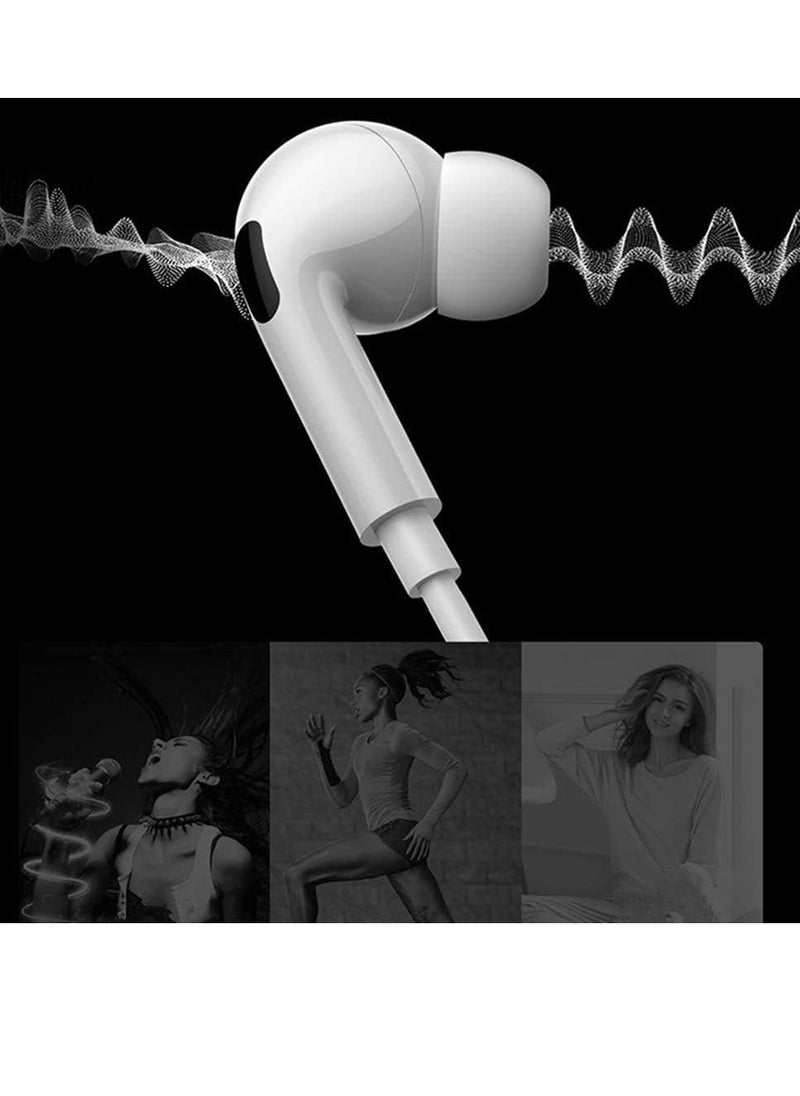 Wired Earphones for iPhone 12 Pro with Microphone and Volume Control, Active Noise Cancellation Earbuds in Ear Headphones Compatible with iPhone 8/8plus X/Xs/XR/Xs max/11/12/pro/se
