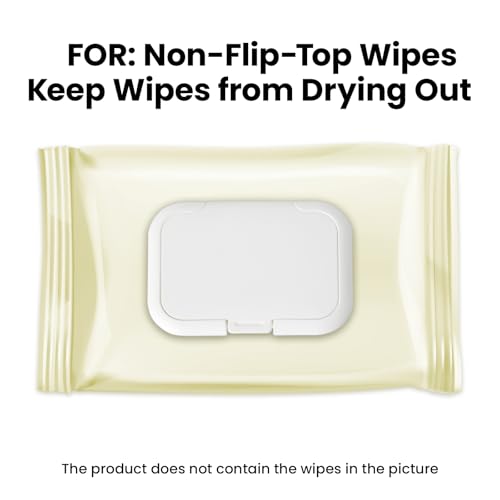 KNOCLOC Reusable Wipes Lid for Non Flip Top Baby Wipes Refill, Reusable for Over 1 Year, 2 Pcs - Image 3