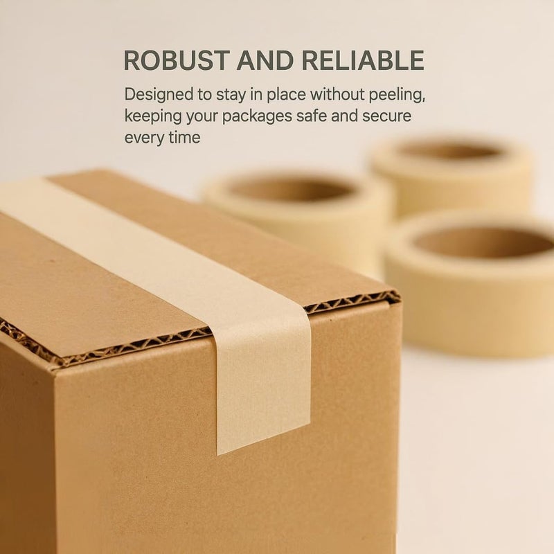 Aoura Grp AOURA Masking Tape - 24 Rolls | 48mm x 10 Yards Durable Multi-Purpose Tape for Painting, Crafting, Labeling, and Home Improvement - Image 5